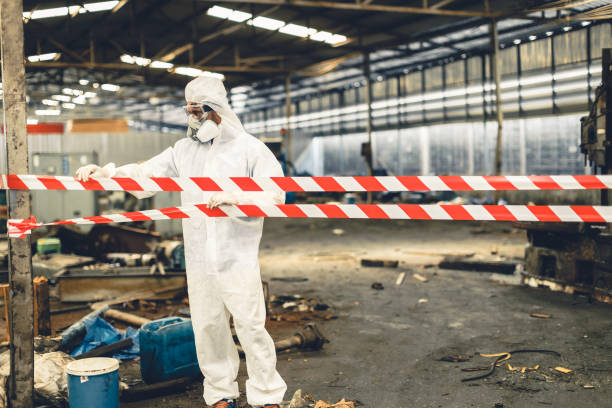 Professional Odor Removal technician working in Wesley, AR